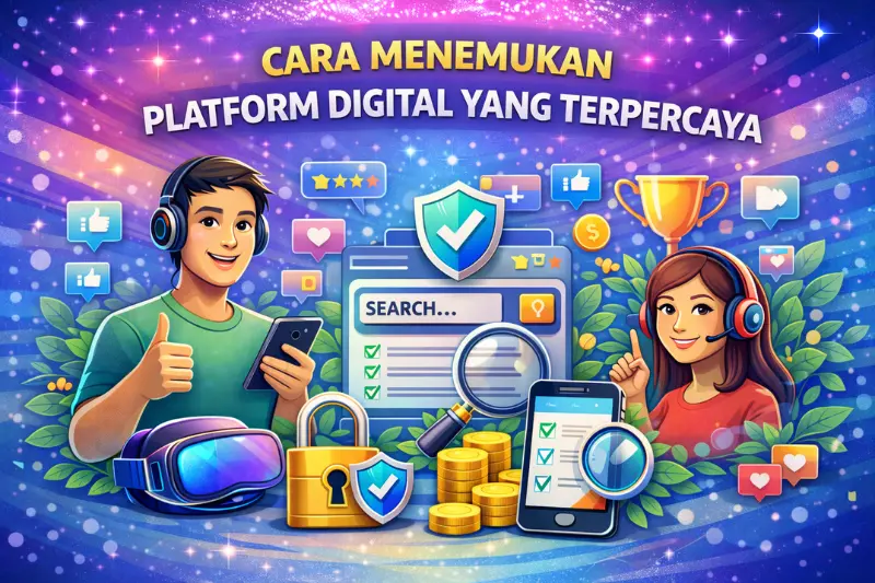 cara menemukan platform digital yang terpercaya